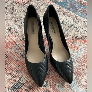 Karl Lagerfeld Black Pumps Size 7.5